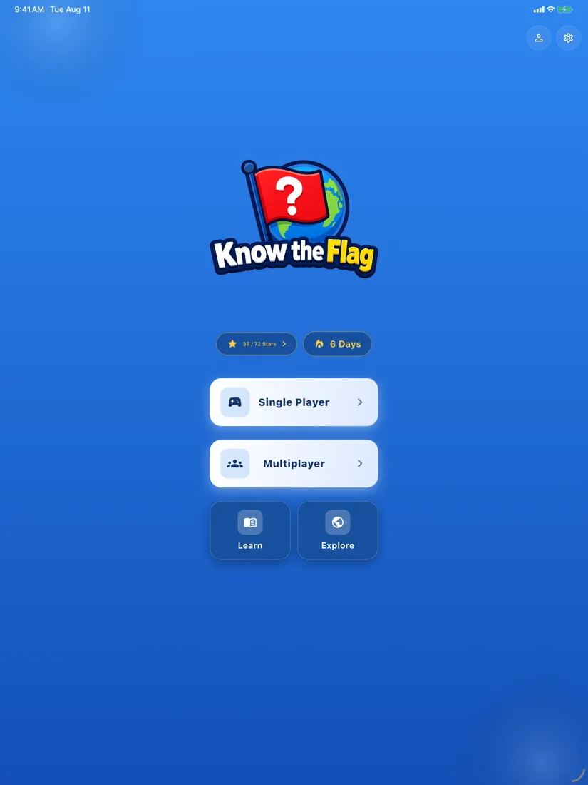 iPad home screen